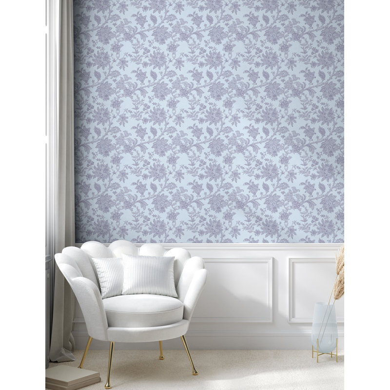 Conejara Roll, Bleu pâle / mauve pâle, L 100 po x l 13 po