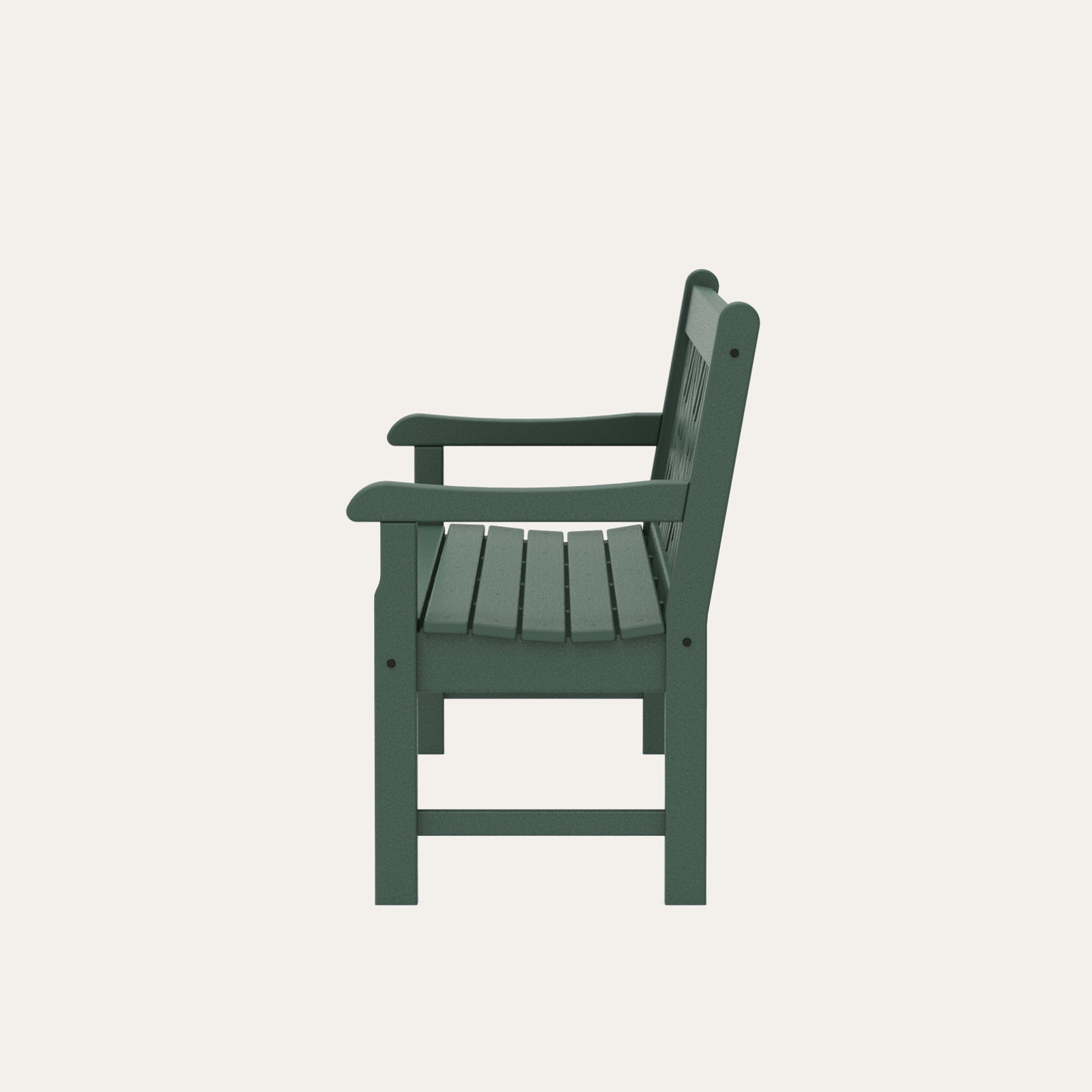 POLYWOOD® Rockford 72" Garden Bench, Green