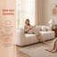 Canapé 98,5 po Corduroy Cloud-130095679-130095681