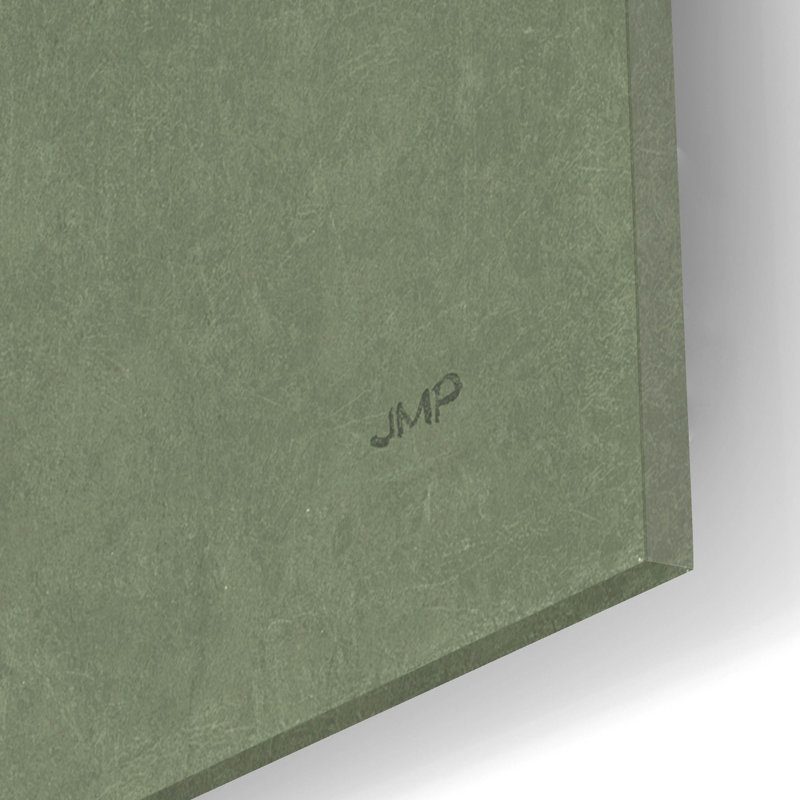 Art mural en verre «Botanical Study 2 Neutral» par Julia Purinton, H 16 po x l 12 po x P 0,13 po