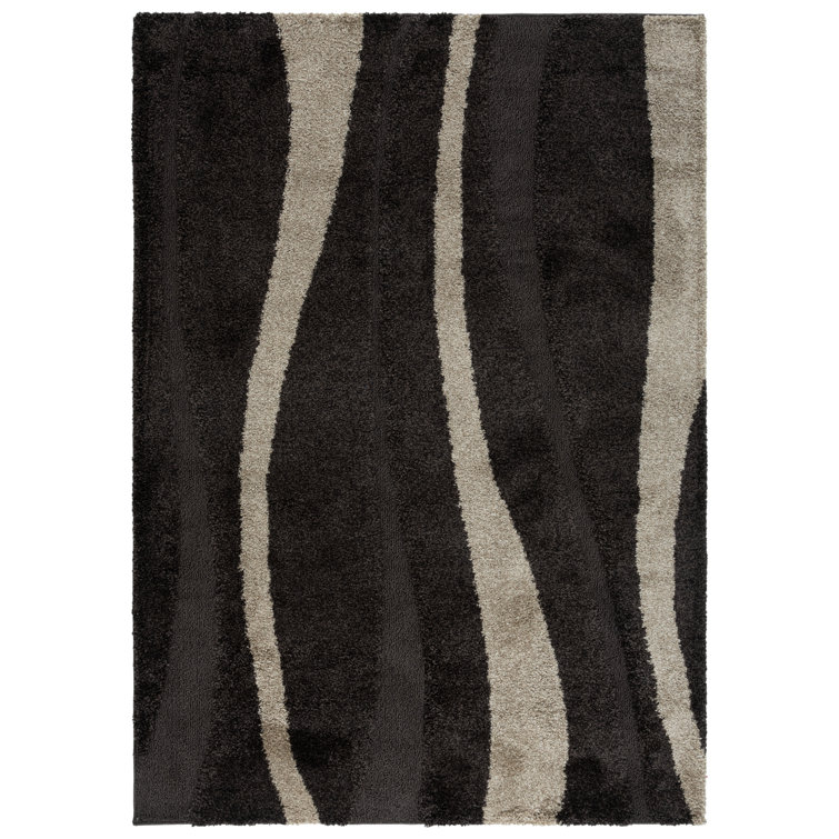 Angle Shag Performance Abstract Rug