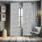 Geometric Semi-Sheer Rod Pocket Sliding Panel-45209854