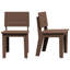 Chaises de salle à manger d'extérieur Planta en PEHD sans accoudoirs, résistantes aux intempéries (lot de 2)-1144523174