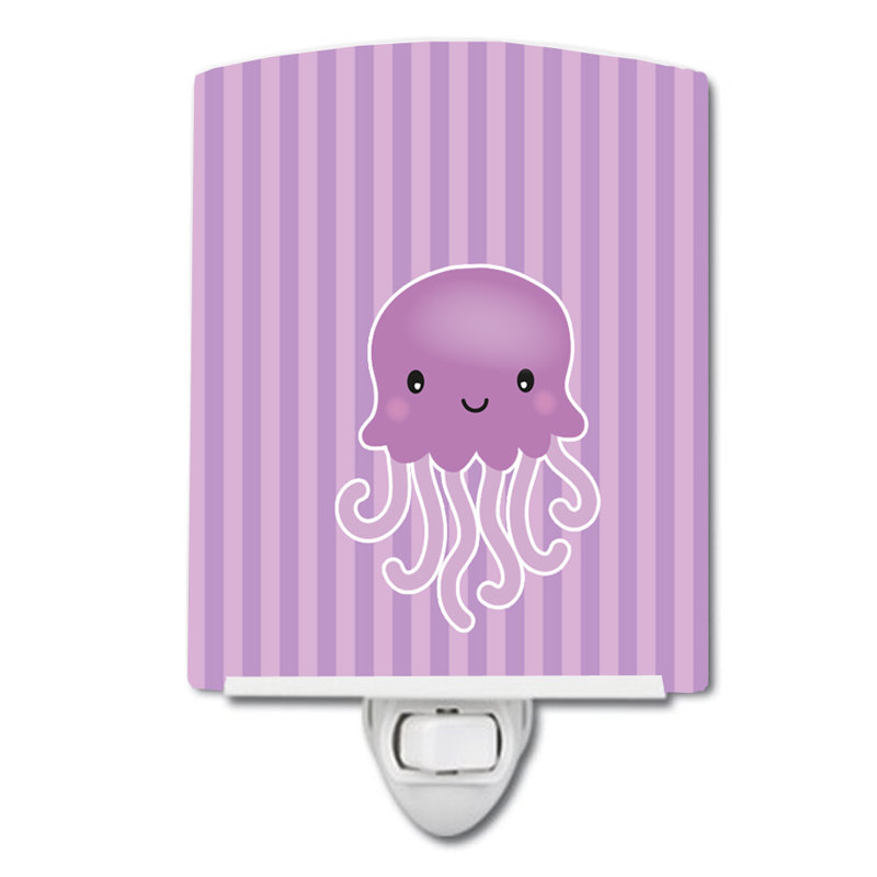 Jellyfish Ceramic Night Light