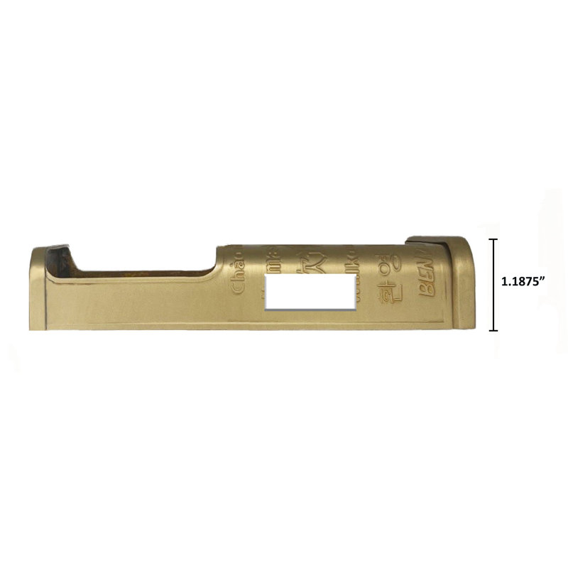 Couvre-sonnette multicolore de bienvenue vidéo (Ring 3, 3 Plus, 4, Batterie Plus, compatible Batterie Pro), Laiton