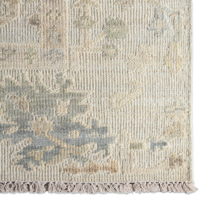 Jaipur Living Meirion KYD01 Handknotted Oriental Ivory Area Rug (6'x9'), Rectangle 9' x 12'