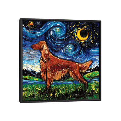 " Irish Setter Night " by Aja Trier