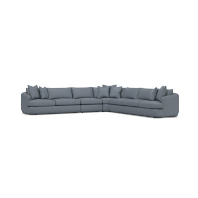 Jules Fabric 5 Pc Sectional