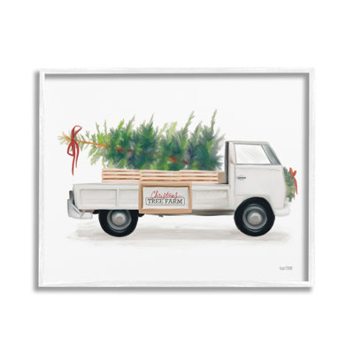«Christmas Tree Farm Truck Simple Frame» par House Fenway sur