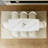 Oval Faux Marble Top Dining Table