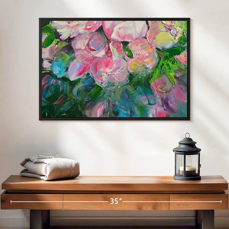 Avery Abstract Peonies, 17" H x 25" W