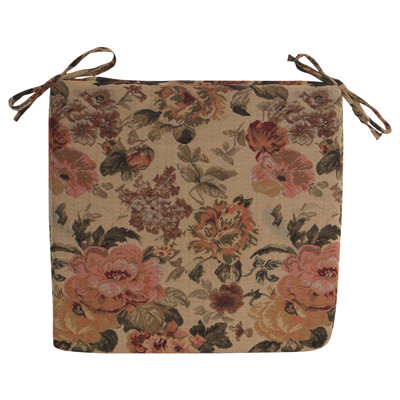 20-Inch By 19-Inch Tapestry Chair Cushion