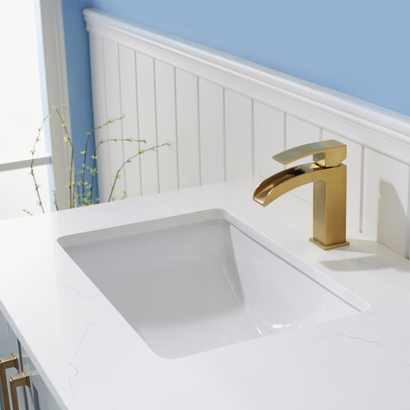 Ensemble de meuble-lavabo simple 36 po Shannon, Gris Paris