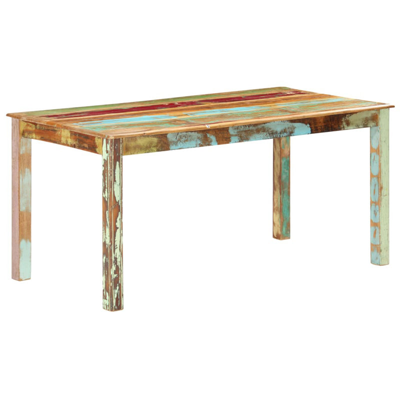 Curry Solid Wood Top Dining Table, H76 x L160 x W80cm