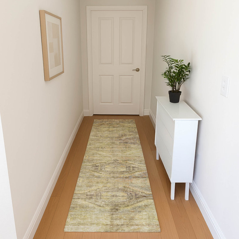 Premium Machine Washable Marasco AMF1631 Global Rug, Runner 2'3" x 7'6"
