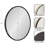 Venturi Round Metal Mirror with Gold Detailing