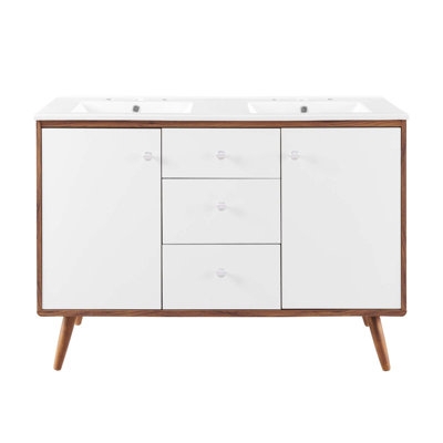 Transmit 48" Dual Sink Bathroom Vanity