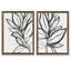 «Leaf Instinct I» par Vincent Van Gogh - ensemble de 2 reproductions d'art encadrées-505101490-466734053-505101500