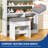 19 Pairs Shoe Storage Cabinet, 71" Tall Shoe Rack With Open Storage-146815602