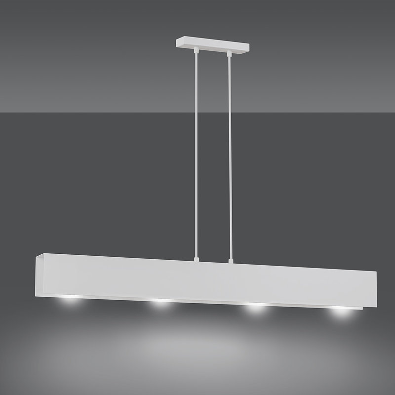 Zio 4 - Light Kitchen Island Pendant, White
