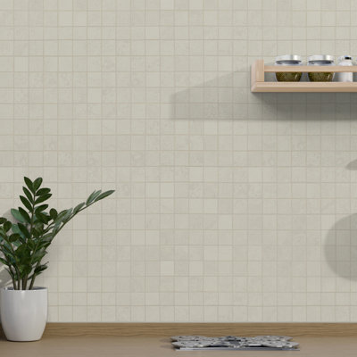 Carreau de mosaïque de plancher et de mur en porcelaine mate centrale 12 po x 12 po Central