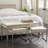 Faux Leather Upholstered Bench