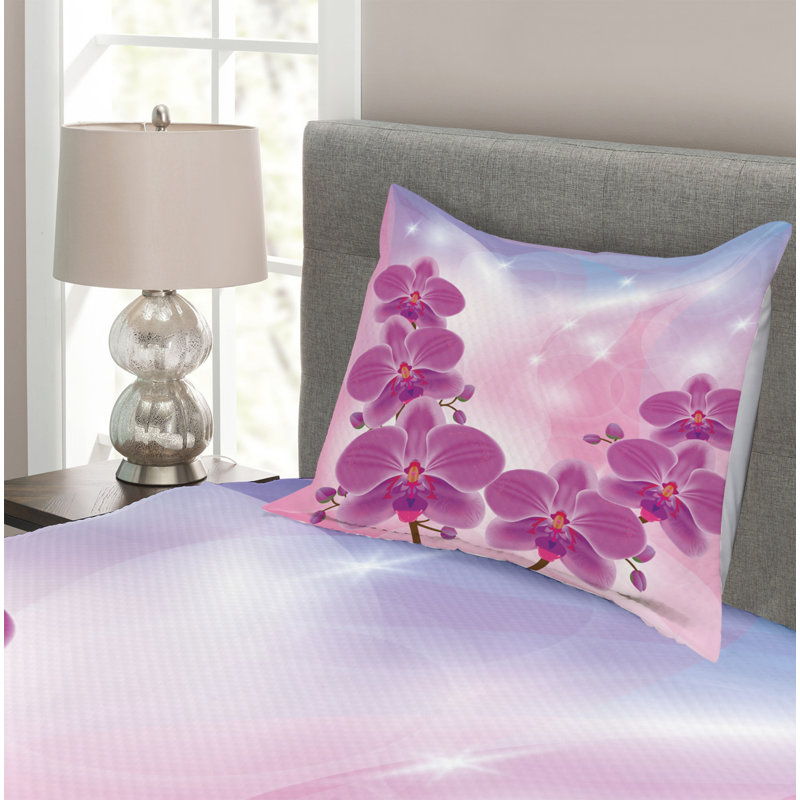 Adhan Bedspread Set with Pillow Sham, 170 x 220 cm Bedspread - 1 Sham