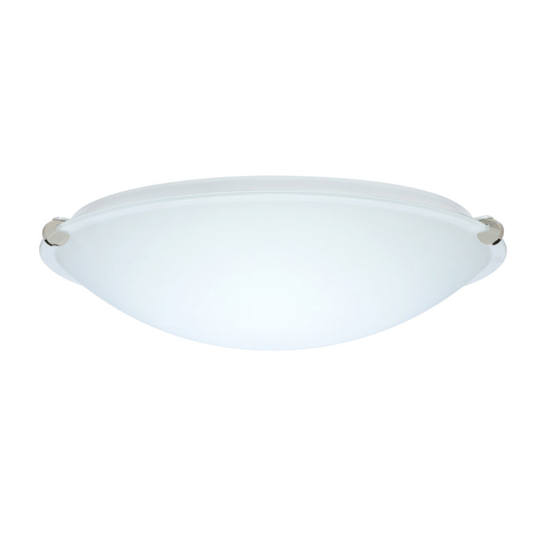 Plafonnier encastré simple Tajik, H 4,75 po x l 15,75 po x P 15,75 po, Blanc