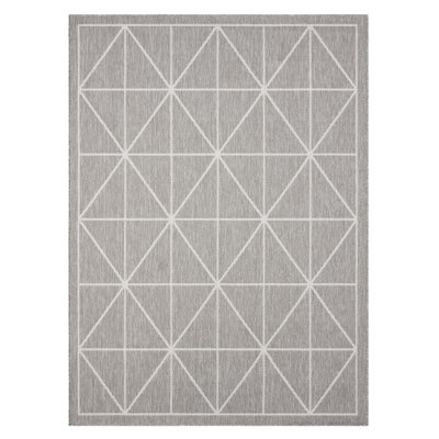 Patio Country Geometric Area Rug