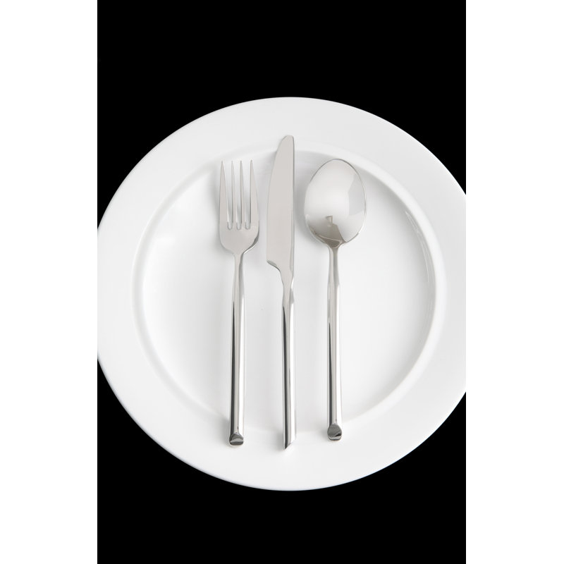 Capri Heavy-Gauge Stainless Steel 5 Piece Flatware Set