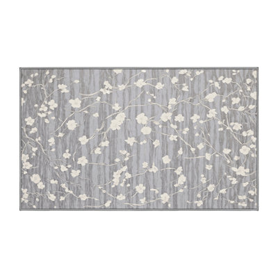 Tapis rose lavable à la machine