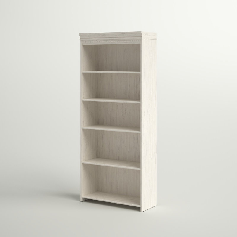 Bibliothèque standard H 68,94 "x l 29,57" Huckins, Blanc antique