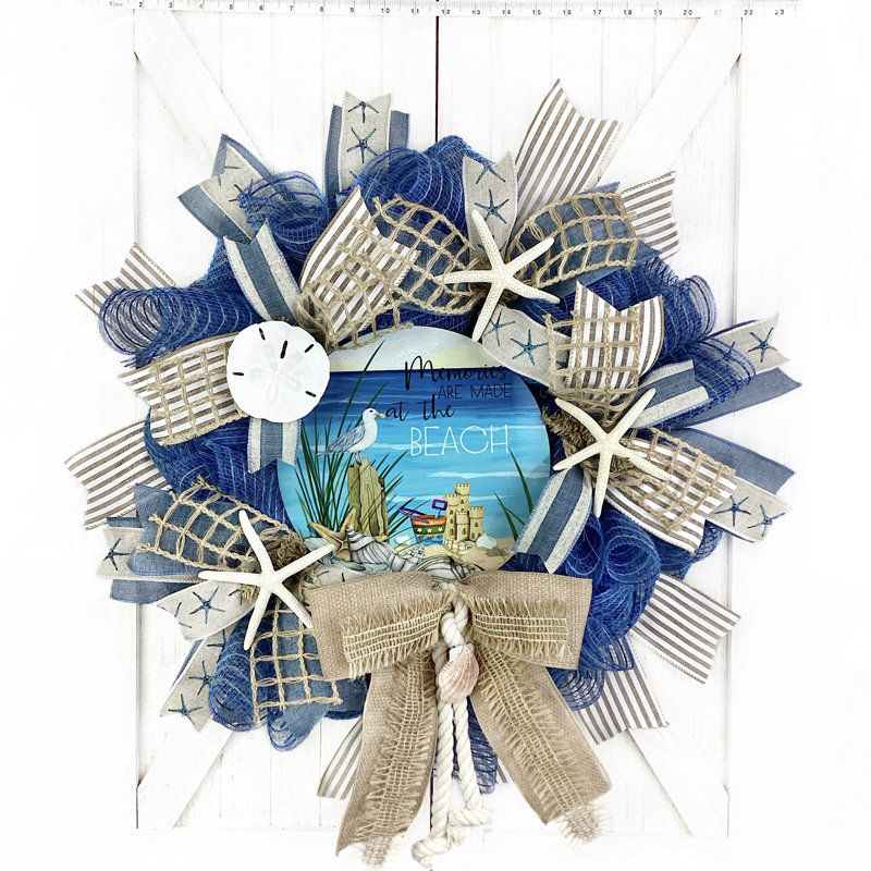 Handcrafted Burlap 18'' Wreath