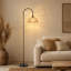 Aarzo 62" Arched/Arc Rattan Floor Lamp-1085877870