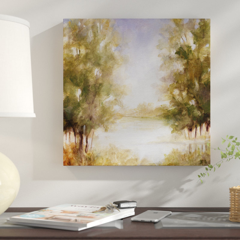 « doucement oliveraiess ii », reproduction de peinture à l’huile, H 16 po x l 16 po x P 1,5 po, Toile tendue