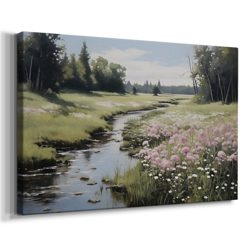 Paysages rétro-DCCDLXVV-III - Cavas enveloppés de galerie, 8 x 12