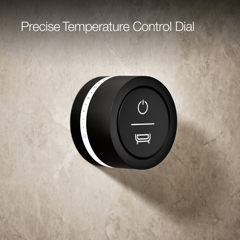 DTV Mode Deck-Mount Bath Filler Digital Interface, Matte Black, Wall-Mount