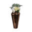 Vase sculptural en métal sculpté pour salon-712236726
