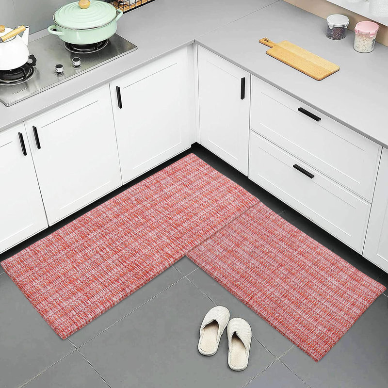 Tapis de cuisine antidérapant Prati, Orange