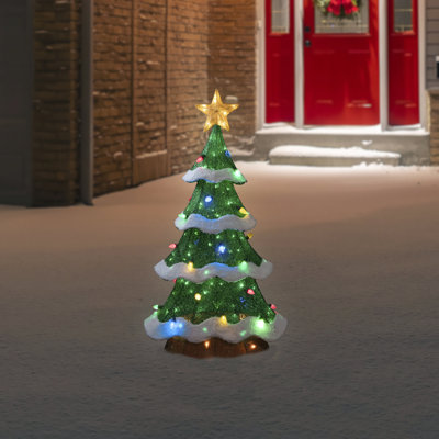 Décoration de Noël en tissu pour l'extérieur