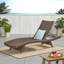 Chaise d'extérieur Pe en aluminium