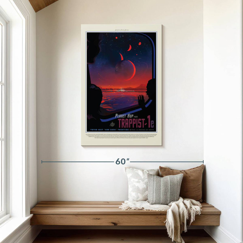 Kelan Trappist 1E Print, 45" H x 30" W