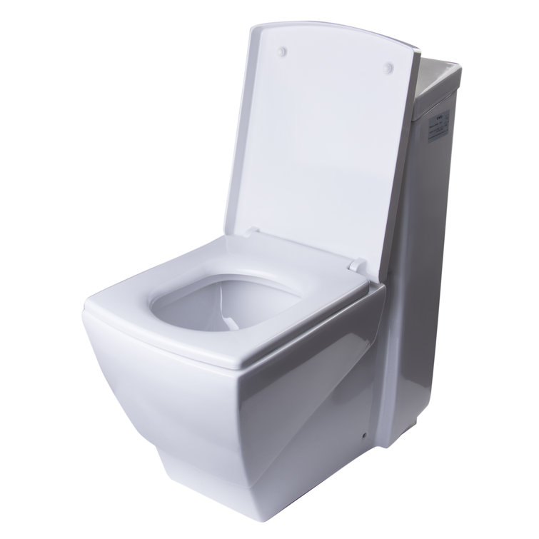 Siège de toilette allongé de remplacement à fermeture douce