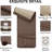 Couch Caddy Organizer TV Remote Holder for Bed Storage 5 Pockets