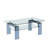 Tempered Glass Modern 2-Tier Coffee Table with Storage Shelf | Space-Saving Center Table for Living Room & Small Spaces-1294985443