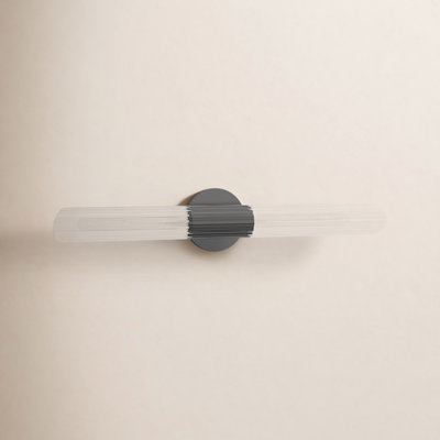 Anston 2 Light Glass Dimmable Armed Sconce