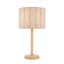 Solid Wood and Steel Standard Table Lamp