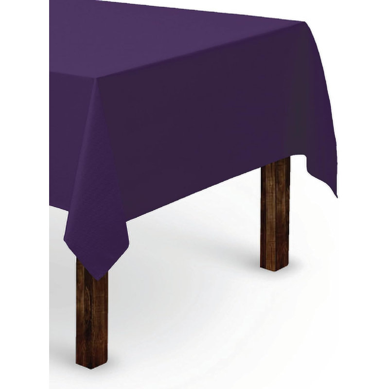 Ambee Dining Linens, 60" W x 102" L, Purple