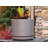 Mid Modern Planter with Detached Saucer Small Stoneware Clay Pot - Indoor-135239437