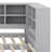 Daybed With 2 Storage Drawers And L-Shaped Storage Cabinets, Solid Wood Sofa Bed Daybed Frame With LED Light And USB Ports-1053199181